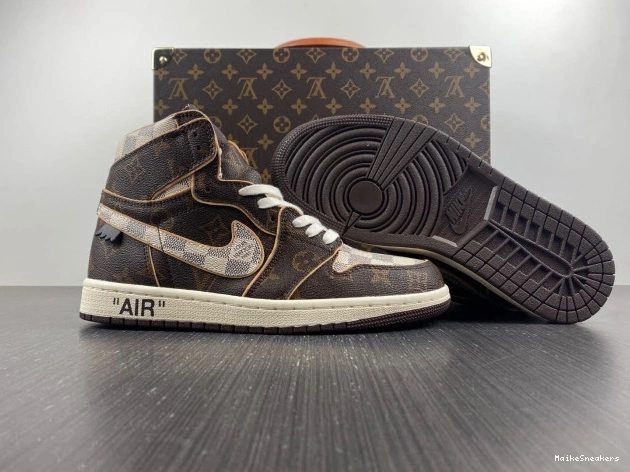 MaikeSneakers x Air Jordan 1 LV OFF-WHITE 0812